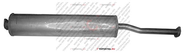 Нейтрализатор -глушитель Г-3307,3308  Евро-3 (нерж)