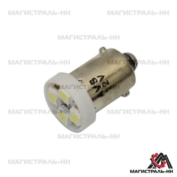 Лампа светодиодная В007 Т8 (ВА9S) 4SMD 3258 T4W (белый) AVS