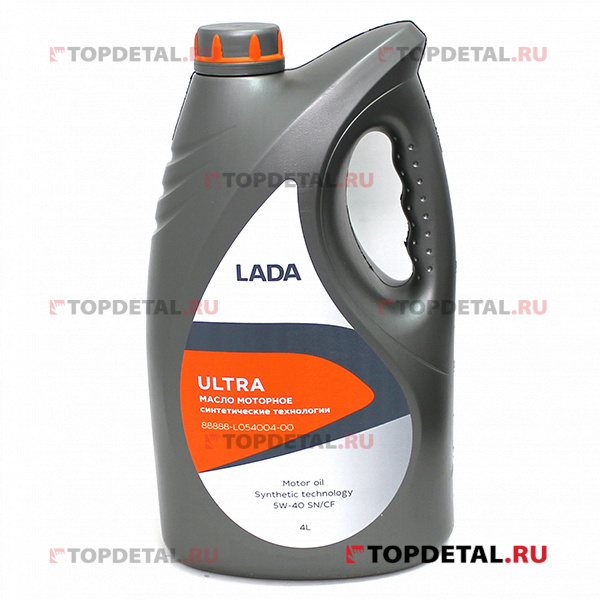 Масло моторное LADA ULTRA 5W-40, SN/CF, 4л (синтетика)