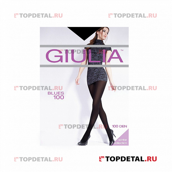 Колготки Giulia BLUES 100 (nero, 5/XL)