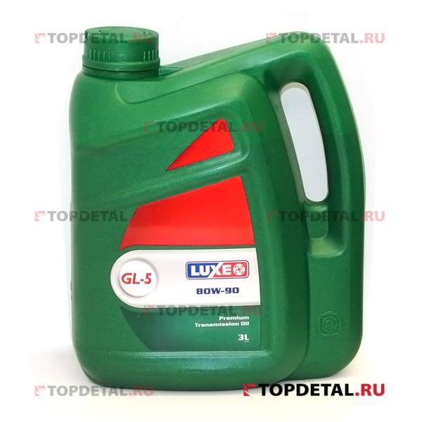 Масло "LUX-OIL" трансмиссионное 80W90 GL-5 3л (минеральное)