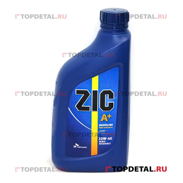 Масло  ZIC А PLUS моторное 10W40 1 л  (полусинтетика)