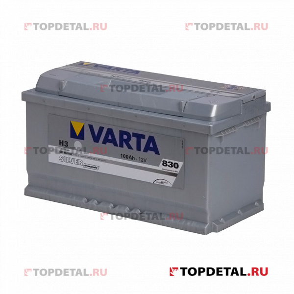 Аккумулятор 6СТ-100 VARTA Silver dynamiс о.п. пуск.ток 830 А (353х175х190) клеммы евро