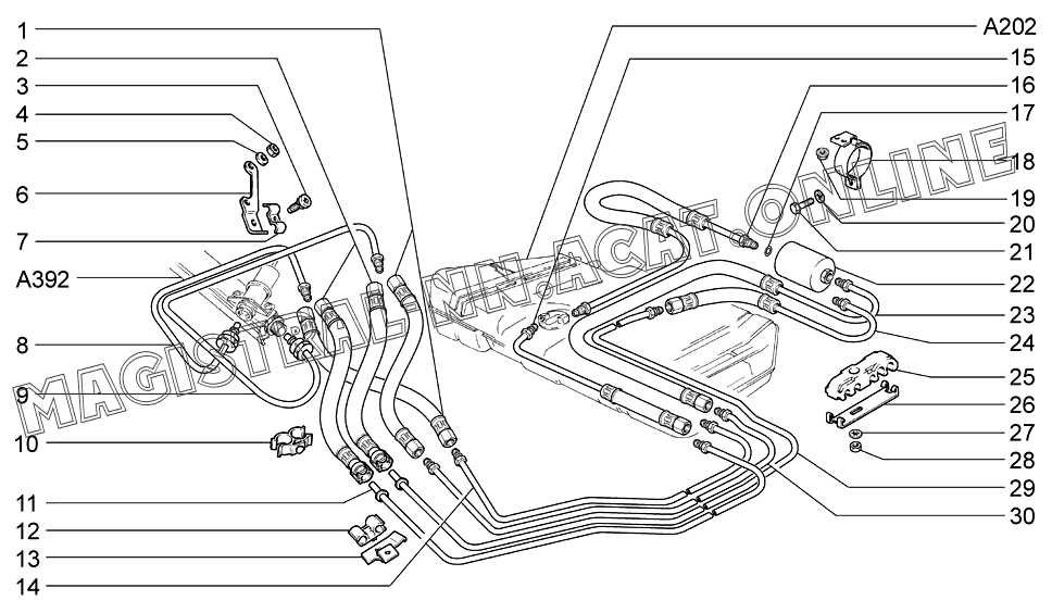 Трубопроводы топливные ВАЗ . Каталог запчастей с ценами 2110, 2111, 2112