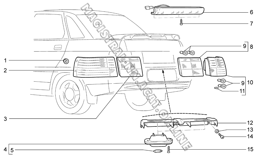 Подсветка номера ваз схема подключения Подсветка номера ваз схема подключения