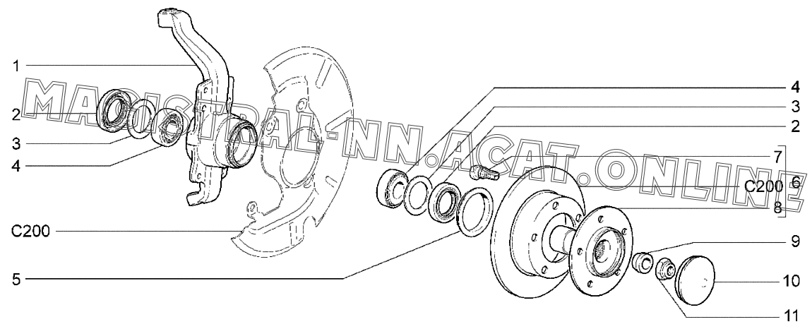 Пер.подвеска 2. Нерегулируемые ступицы - Lada 21063, 1,3 л, 1990 года своими рук