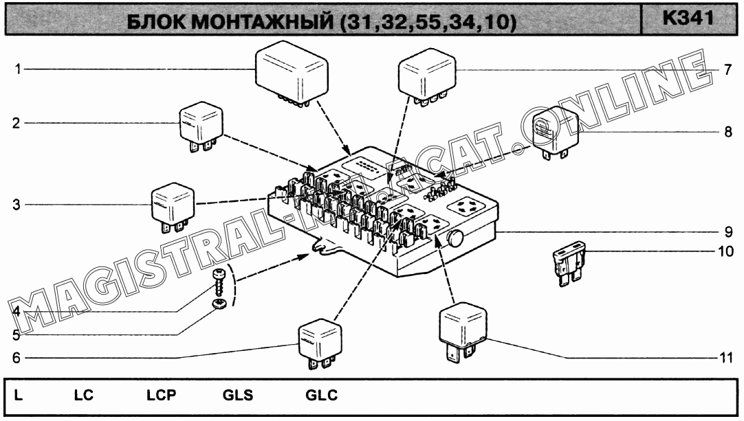 Реле стартера нива 2123 где находится Реле стартера нива 2123 где находится