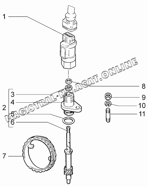 Привод спидометра ваз 2110