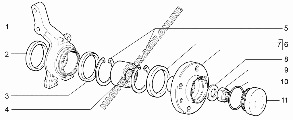 Кулаки поворотные