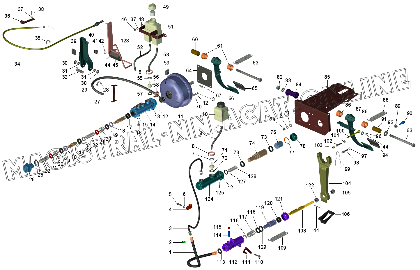 Derways 313150 каталог запчастей