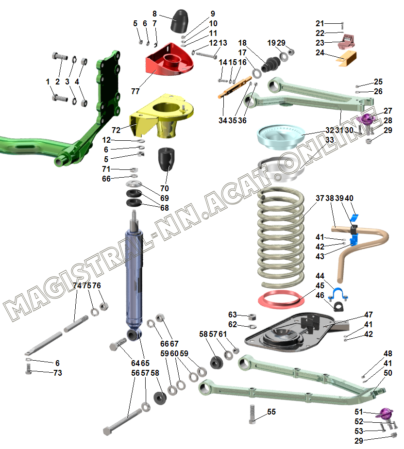 Derways 313150 каталог запчастей