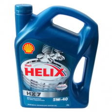 Масло Shell моторное 5W40 HX 7 4л (полусинтетика)