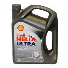Масло Shell моторное 0W40 Helix Ultra 4л (синтетика)
