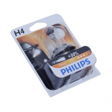 Лампа галогенная H4 12В 60/55 Вт Р43t Premium Philips +30%