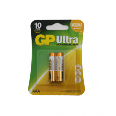 Элемент питания GP 24AU-CR2 Ultra (блистер 2 шт.) ААА (батарейка) Ultra Alkaline