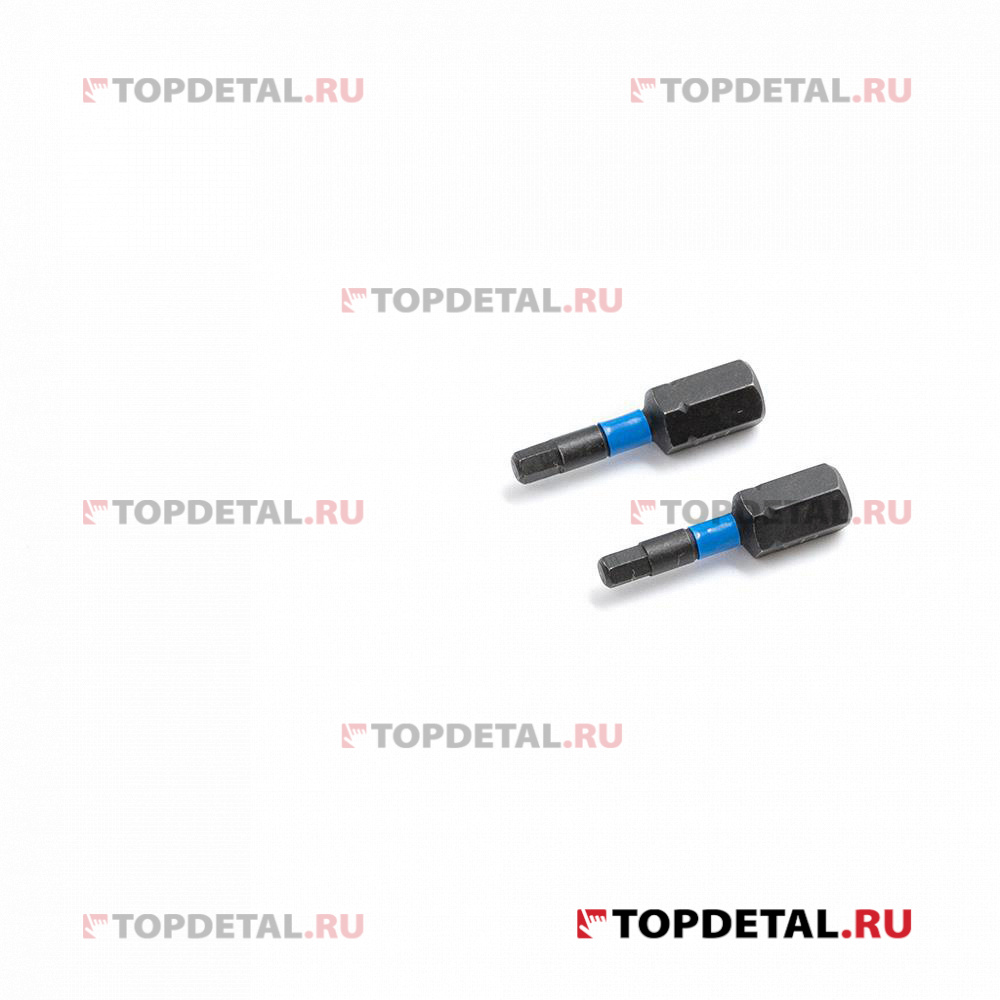 Бита ударная 1/4'', H4 × 25 мм, 2 шт. ДТ