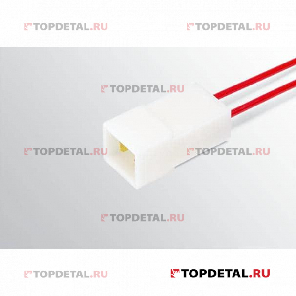 Колодка 2- конт. с проводами штыревая серии 6.3 (Cargen)