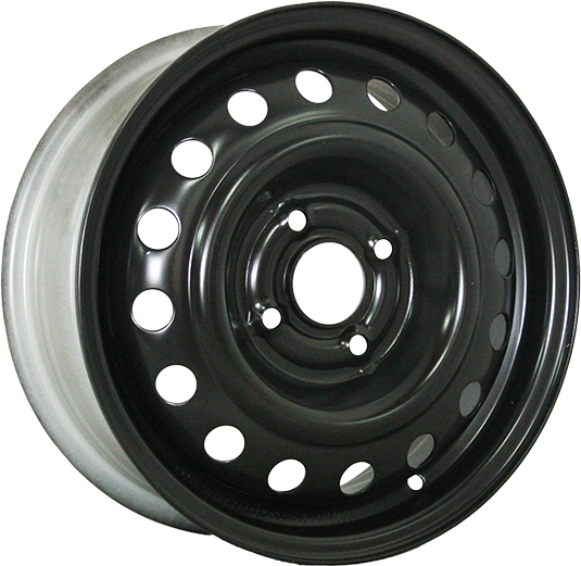 Диск колеса TREBL X40035 7x17/5x114.3 ET55 D56.1 Black (штaмп.)