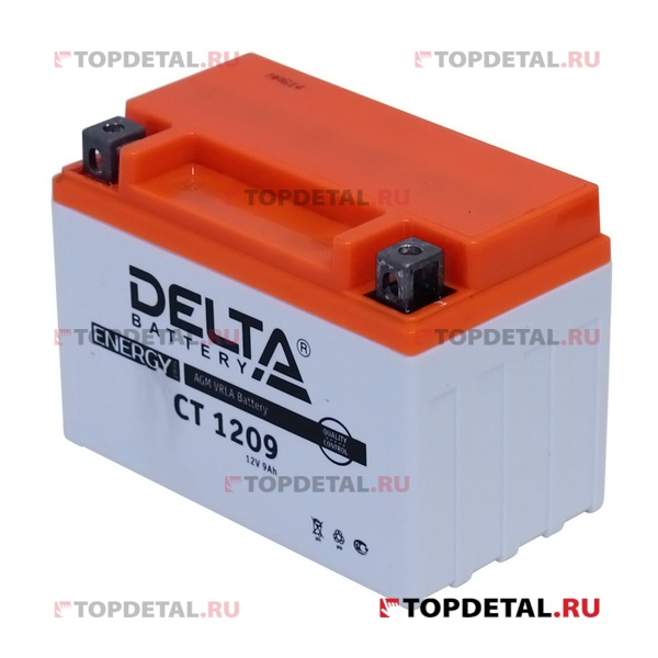 Аккумулятор 12СТ-9 DELTA п.п. пуск. ток 100 А (150*86*108)