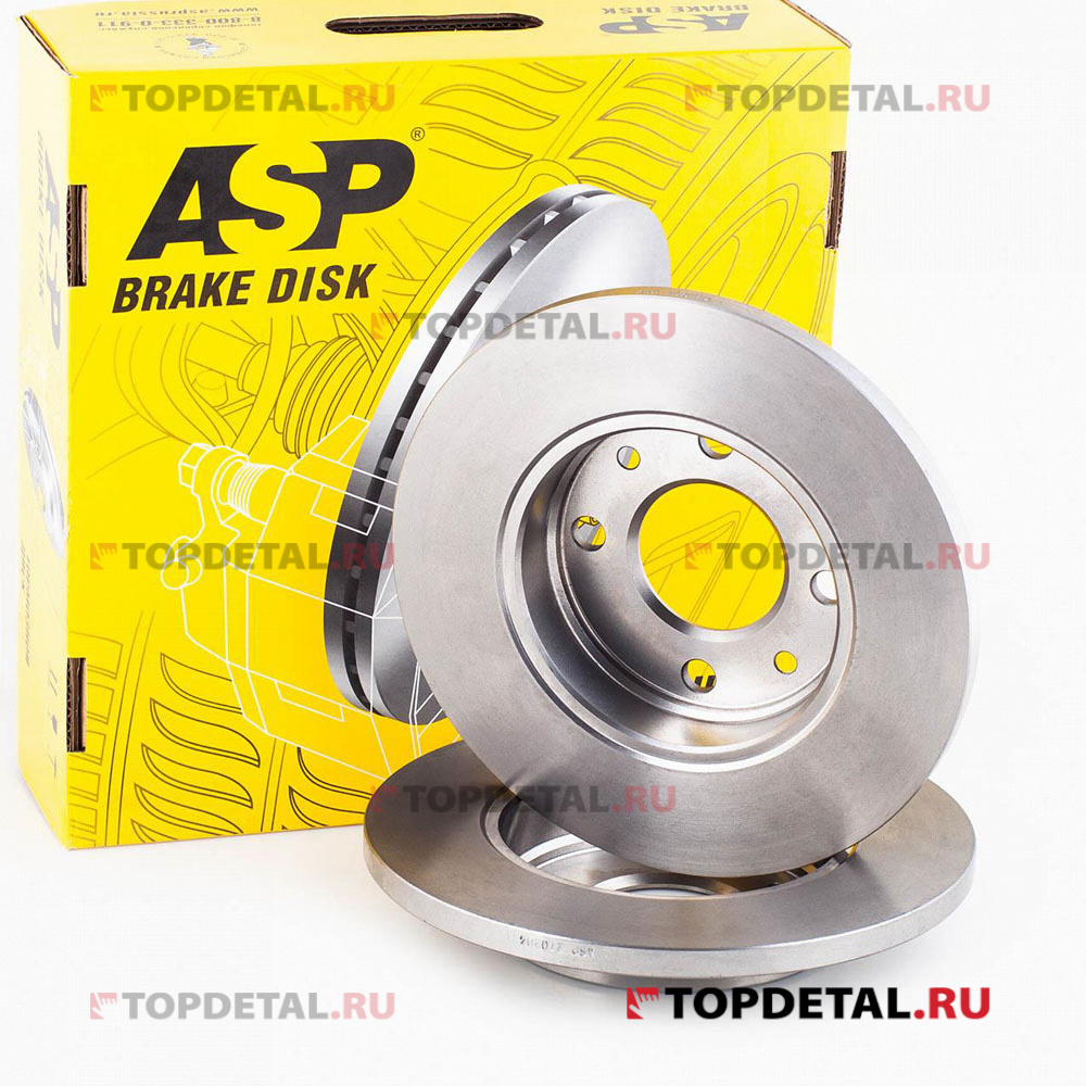 Диск тормозной передний Renault Logan, Lada Largus (ABC) D=238 ASP MENSAN