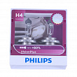 Лампа галогенная H4 12В 60/55 Вт Р43t +50% Vision Plus (2 шт.) Philips