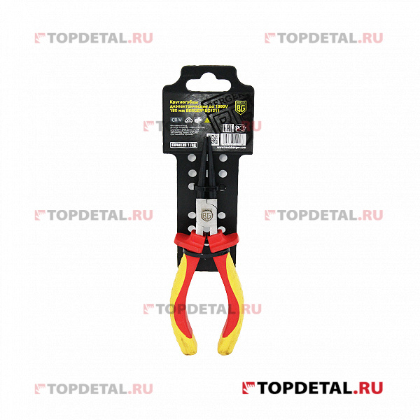 Круглогубцы диэлектрические до 1000V 180 мм BERGER BG1211