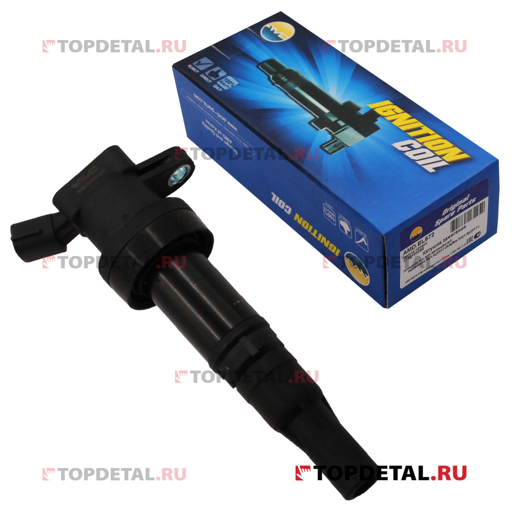 Катушка зажигания 27301-03200 (Hyundai Solaris/Kia Rio 1.4) AMD
