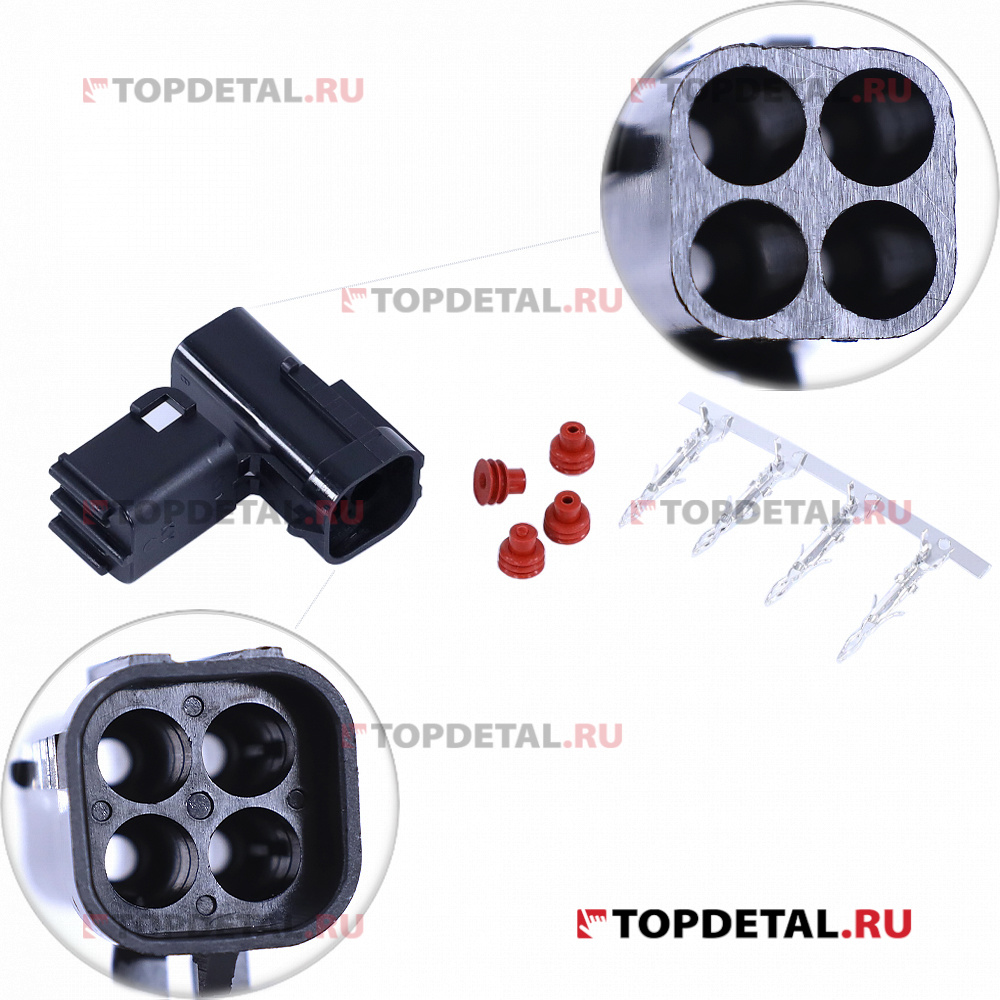 Разъем к жгуту бензонасоса ВАЗ-2113-15,2110-12,VOLTON