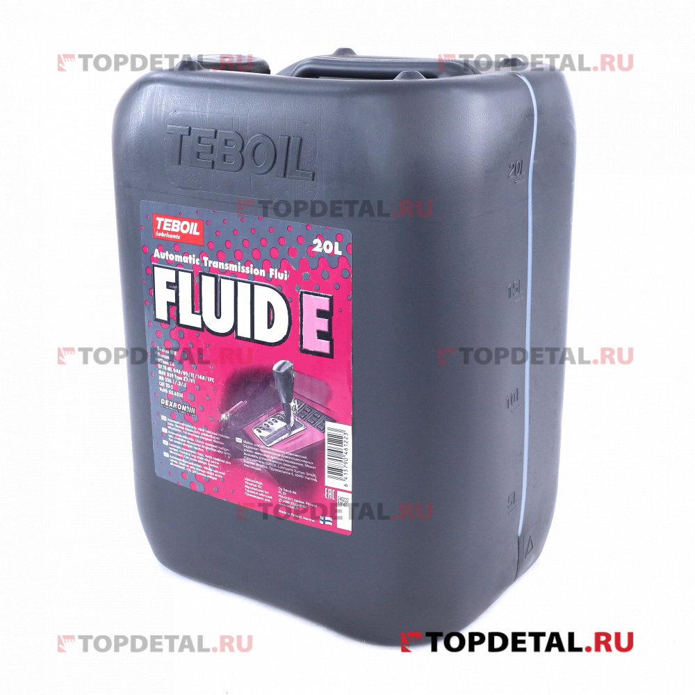 Масло TEBOIL трансмиссионное FLUID E (Dexron III) 20л. (полусинтетика) пр-во Финляндия
