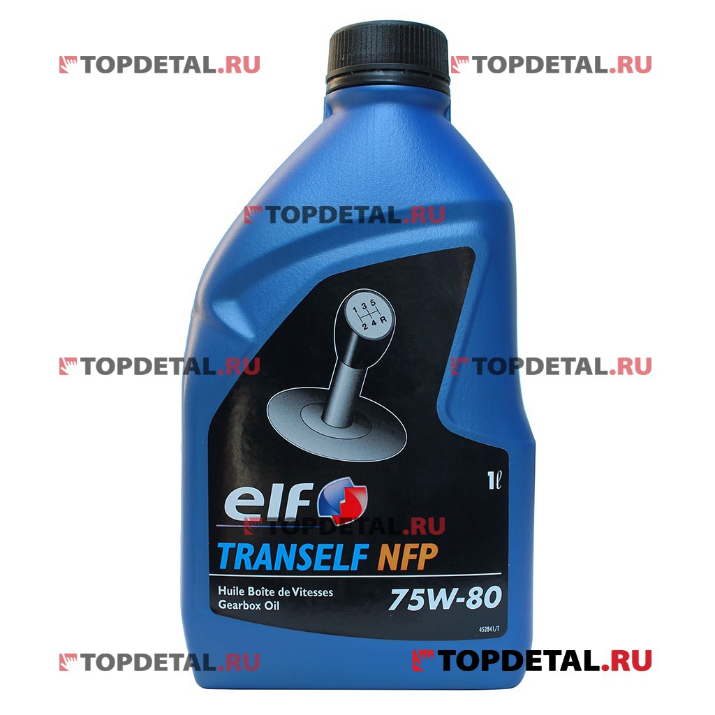 Масло ELF трансмиссионное 75W80 TRANSELF NFP (TRP) (МКПП) 1л (синтетика)