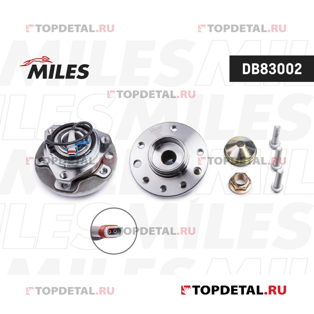 Ступица с подшипником OPEL ASTRA H/ZAFIRA 04- пер.(5 отверстий) MILES DB83002 