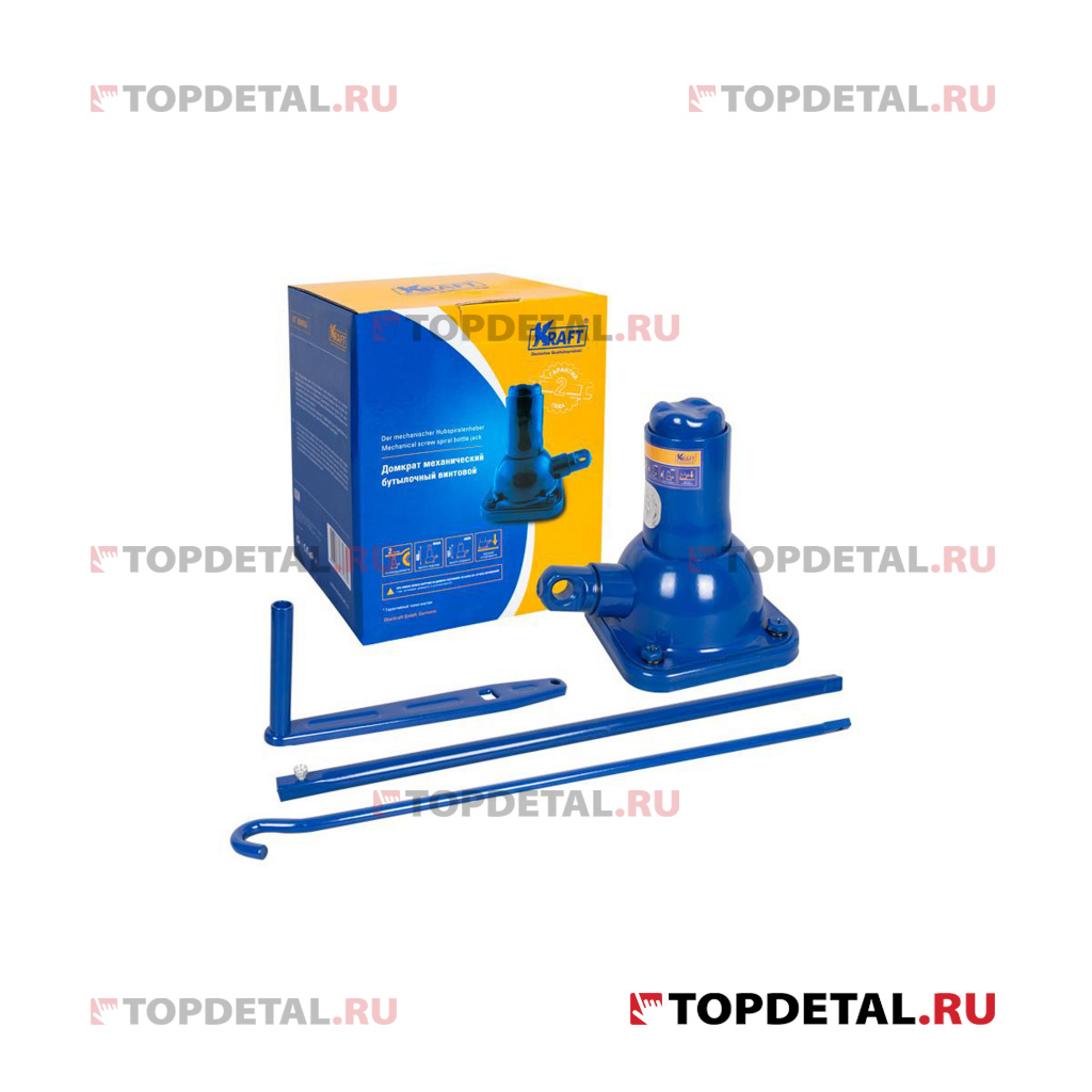 Домкрат винтовой телескопический 2т. 150-310 мм KRAFT
