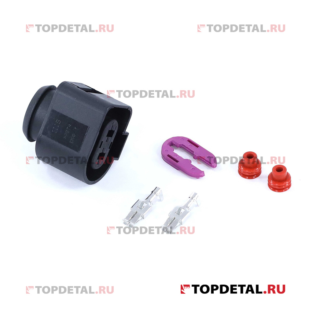 Разъем 1J0973752 2-х контактный датчика вентилятора, вторичного насоса VAG