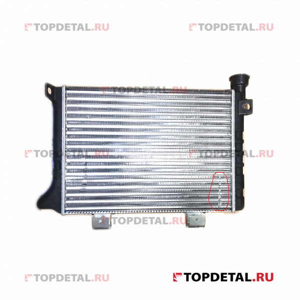 УЦЕНКА Радиатор охлаждения (2-рядный) ВАЗ-21043, 21073 с ЭСУД (фирм. упак. LADA) (Замяты соты)