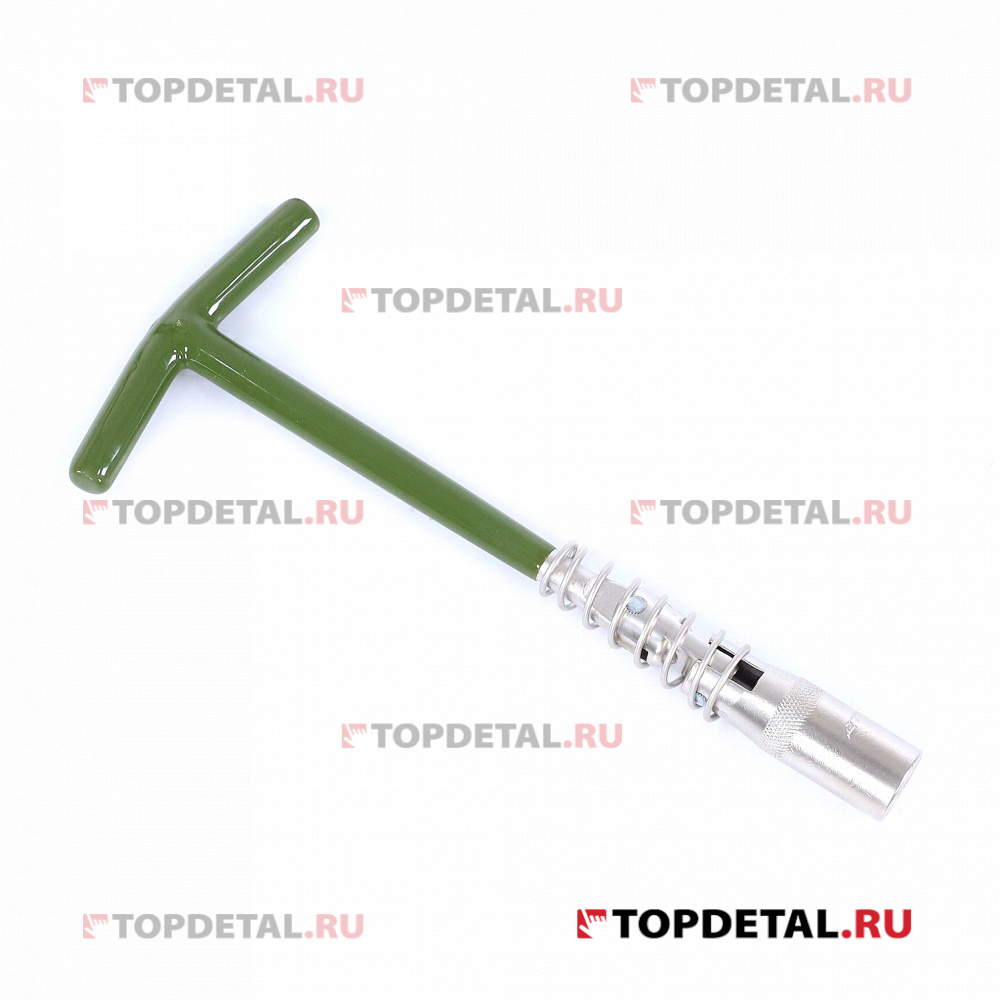 Ключ свечной карданный 16х240 мм (ДТ) с резиновой вставкой 