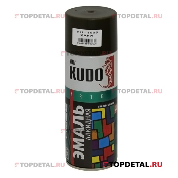 Краска универсальная хаки KUDO 520 мл