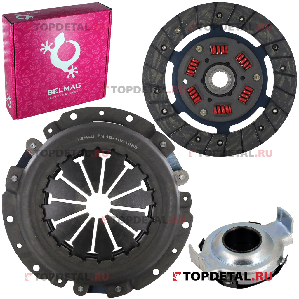Пакет сцепления (корзина, диск, подш.) ВАЗ-2170, арт.BM.0207 (БелМаг)