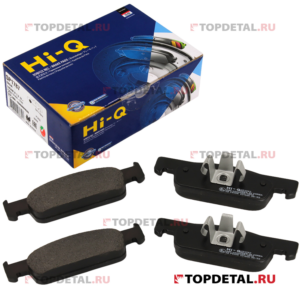 Колодка тормозная передняя (кт. 4 шт) RENAULT LOGAN II/SANDERO II 14 ...