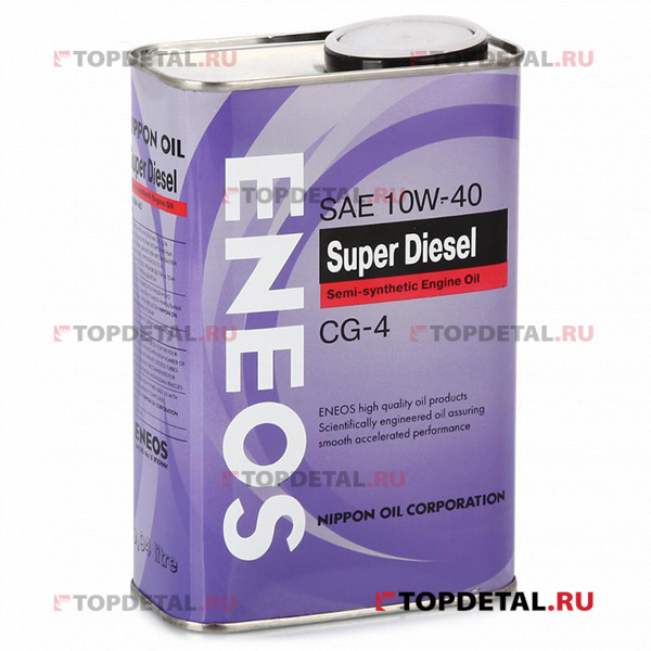 Масло ENEOS моторное 10w40 Super Diesel CG-4 0,94л (полусинтетика)