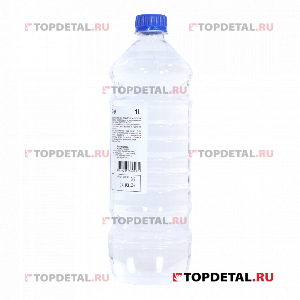 Вода дистиллированная 1л. Ниагара 001012000004 купить в интернет-магазине  Topdetal.ru