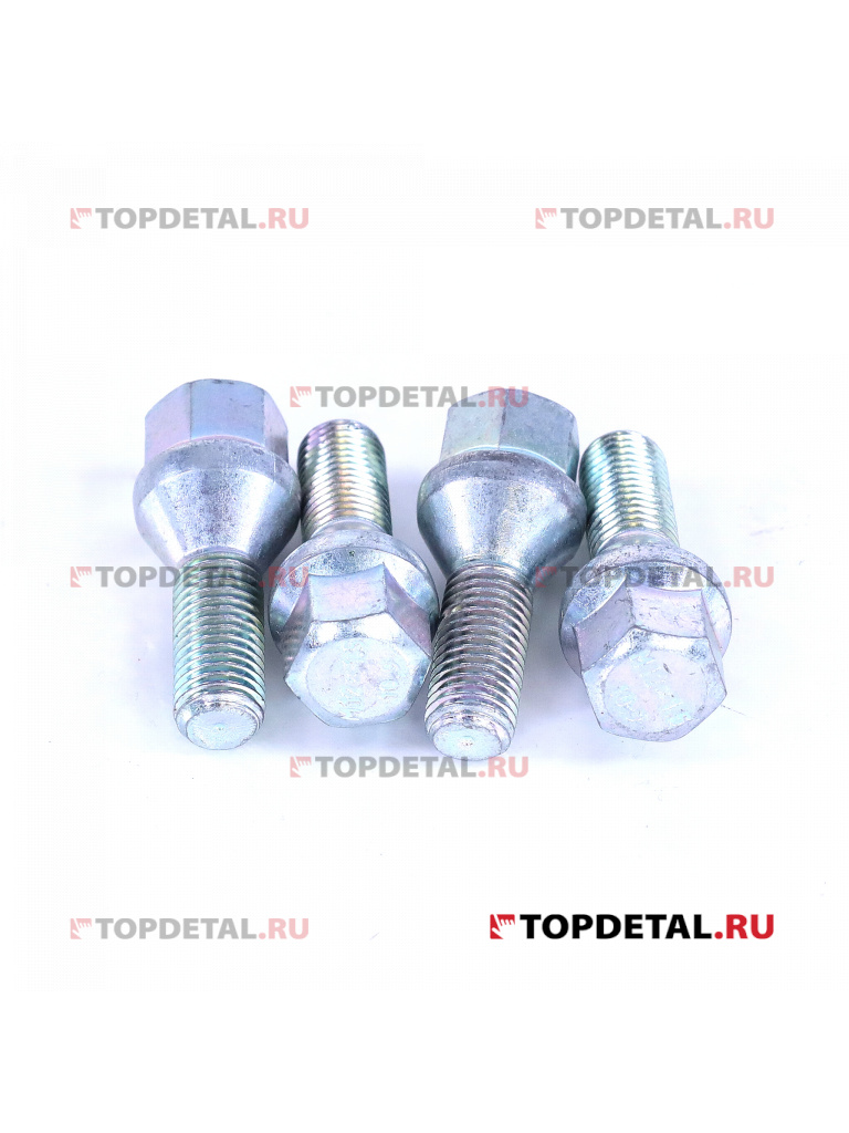 Болт колесный для для а/м ВАЗ, Renault Logan М12х1,5х25 кл.10.9 ключ 17 (к-т 4шт) Riginal