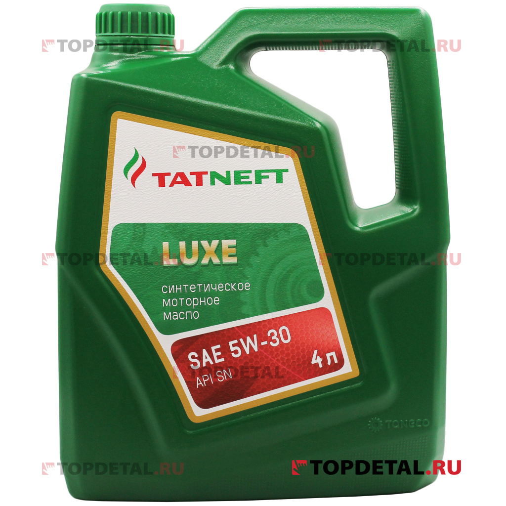 Масло Татнефть Luxe моторное 5W30 (синтетика) 4л SN