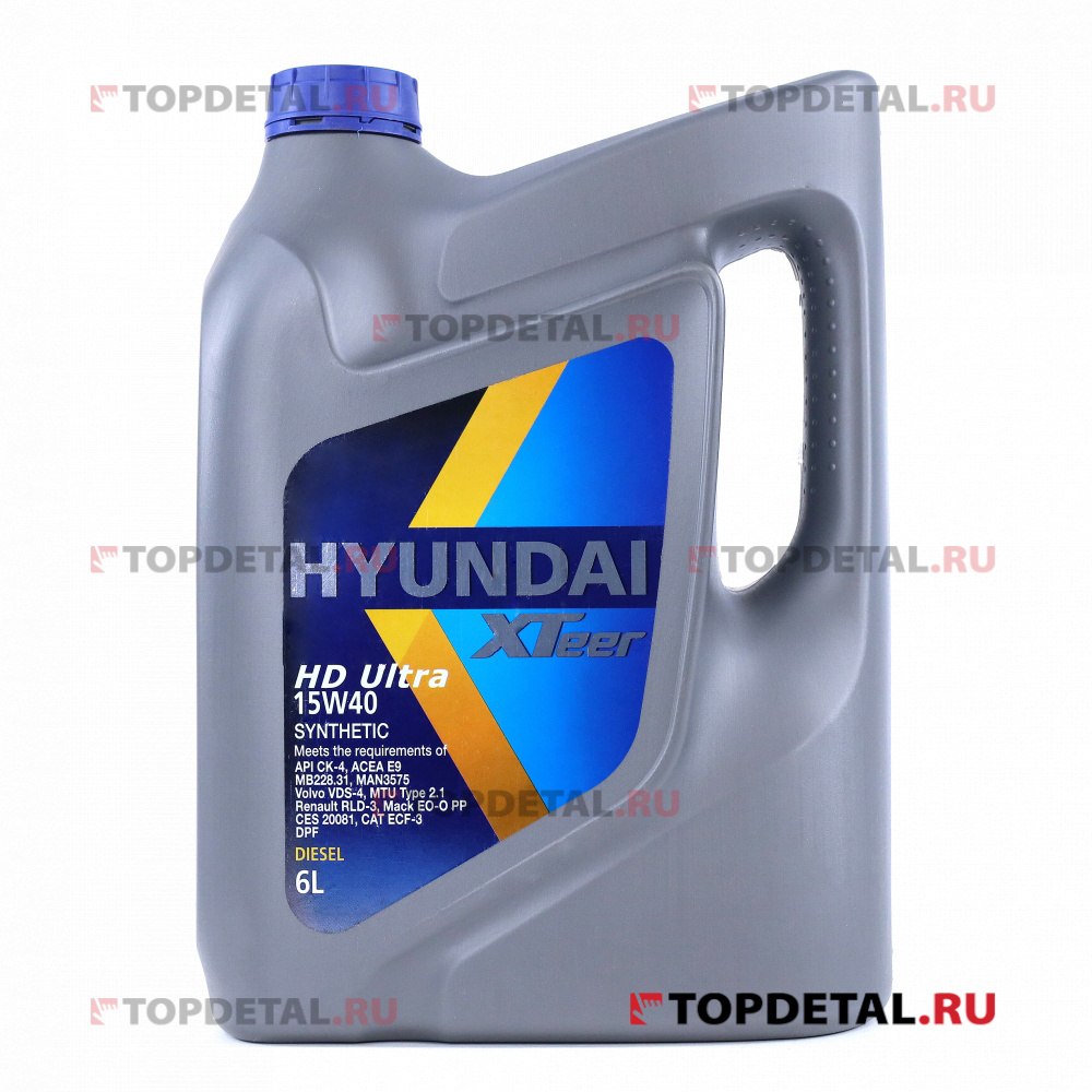 Масло HYUNDAI  Xteer моторное 15W40 HD8000 CK-4 6 л (синтетика)