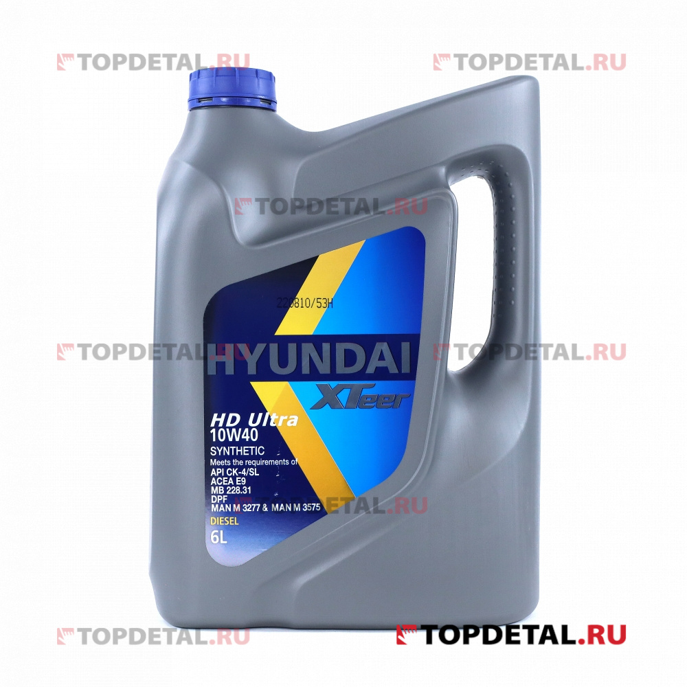 Масло HYUNDAI  Xteer моторное 10W40 HD8000 CK-4  6 л (синтетика)
