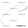 Трубка со шлангом от фильтра к топливораспределителю Г-3110 Автопромагрегат НПО