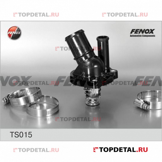 Термостат Ford Focus, C-Max 1.8, 2.0 04>, Mondeo 2.0 07> в корпусе, 89 град.