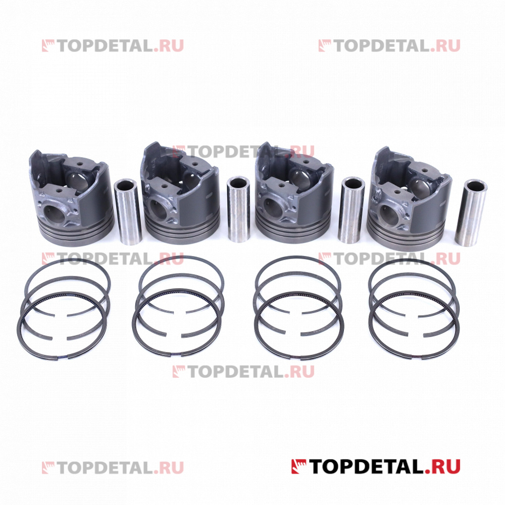 Поршневая группа кт. (4 шт.) 76,0 с кольцами ВАЗ-2101 Кострома