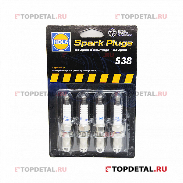 Свеча HOLA ВАЗ-2110-12, Kalina 1117-1119, Priora 2170-2172, Granta (2190-91) 16V (блистер 4 шт)