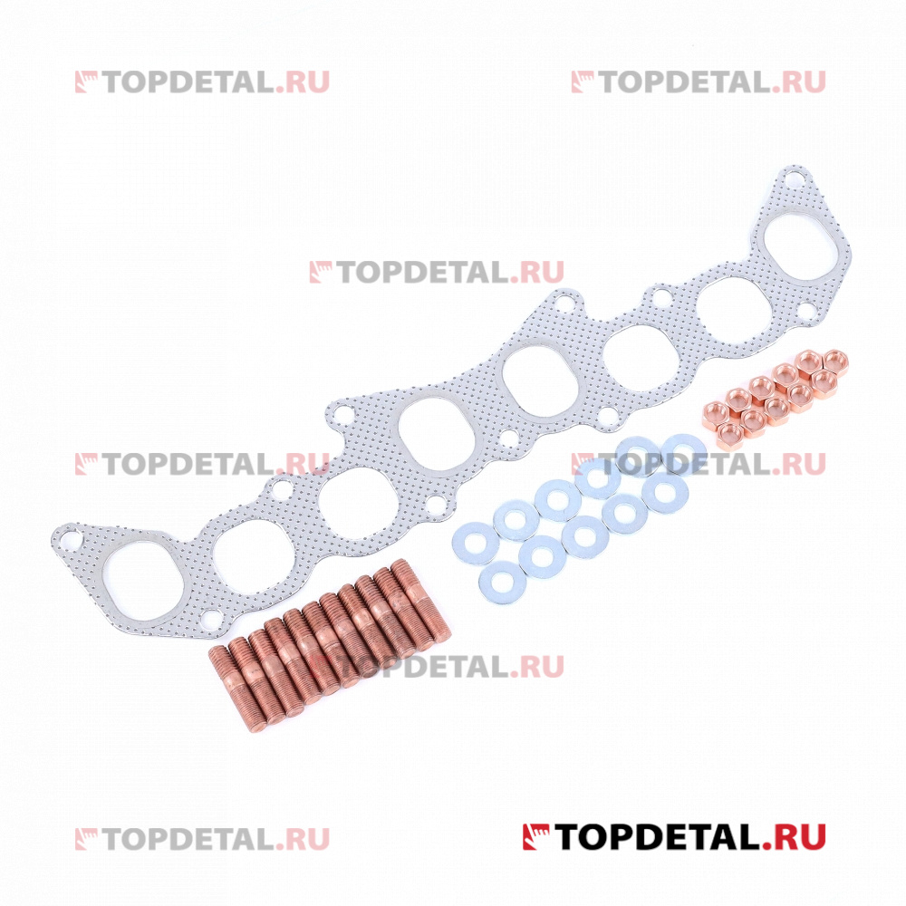 Комплект крепления газопровода УМЗ-А274 (прокл. перф., шпильки, гайки, шайбы)