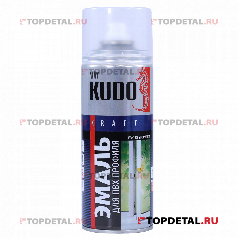 Эмаль для пвх профиля белая KUDO 520 мл